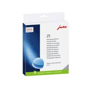 3-Phasen-Reinigungstabletten 25 Stück <span translate="no"><span translate="no"><span translate="no">JURA</span></span></span>
