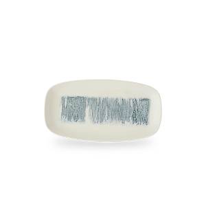 Planche rectangulaire de chef, dimensions : 35,5 x 18,9 cm, encrée en bleu Lyra Churchill.