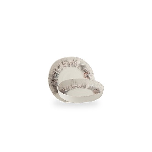 BOWL ORGANIC DIAM. 20CM. INKED LYRA BLUE CHURCHILL