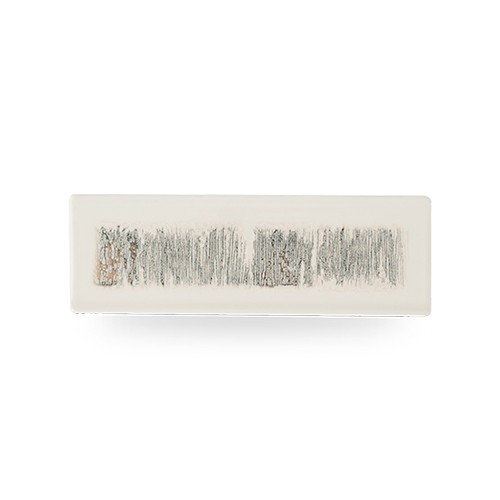 Rectangular plate, 32x11cm. Inked Lyra Pink Churchill