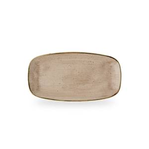 Chefs oblong bord afm. 35.5x18.9cm. Truffle Stonecast Churchill