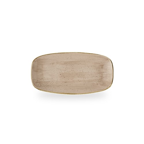 Chefs oblong bord afm. 29.8x15.3cm. Truffle Stonecast Churchill