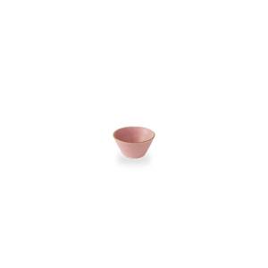 Diamètre du bol : 12,1 cm. Pierre moulée Churchill rose pétale.