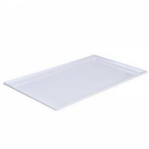 Gastronormschaal afm. 1/2gn. hgt. 2,9cm. melamine kleur wit Global