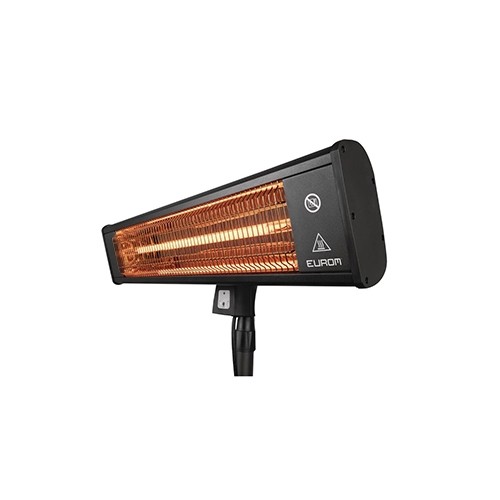 Elektrischer Terrassenheizer TH1800S. Maße: 42 x 64 x 189 cm. 230 V, 1800 W, Eurom