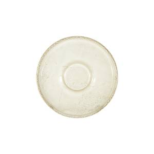 Schotel espressokop kleur White Linen diam. 12cm. FORMA