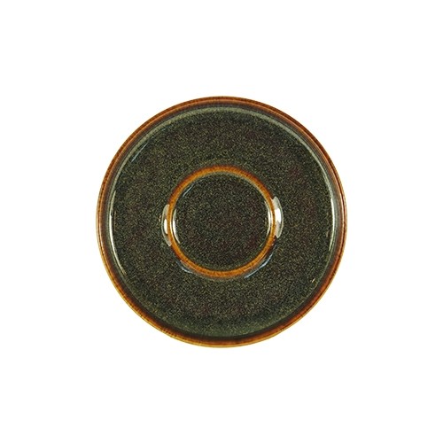 Schotel koffiekop kleur Doro brown diam. 14cm. FORMA