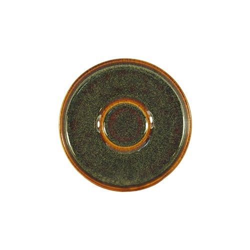 Soucoupe Tasse à expresso Couleur D ORO Marron Diamètre 12 cm. FORMA