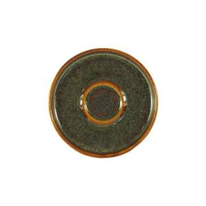 Schotel espressokop kleur Doro brown diam. 12cm. FORMA