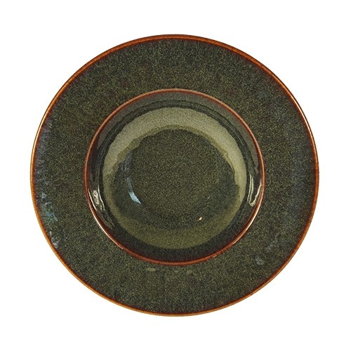 PASTA PLATE COUPE URBAN DIAM. 27CM. D ORO BROWN