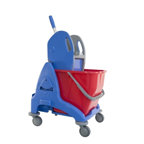 Wischmoppwagen mit Presseinhalt. 1 x 25 l.