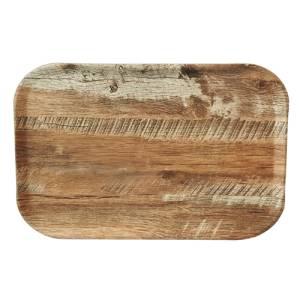 TRAY WOODART 1/1GN DIM. 53X32.5CM. CHESTNUT SERVE TRAY