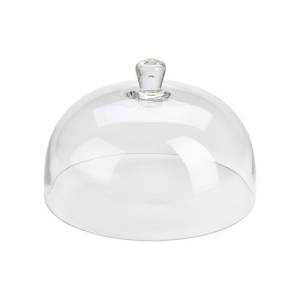 COUVERCLE DE PRÉSENTOIR À GÂTEAU 27,9 CM <span translate="no"><span translate="no">HG</span></span> 20,5 CM VERRE