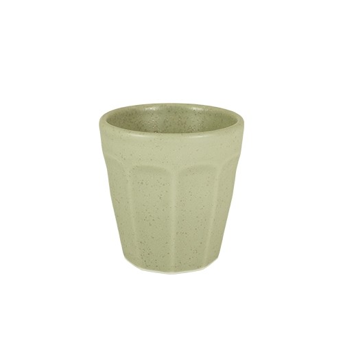 Beker Sand inh. 8cl. cafelegante kleur green Nova