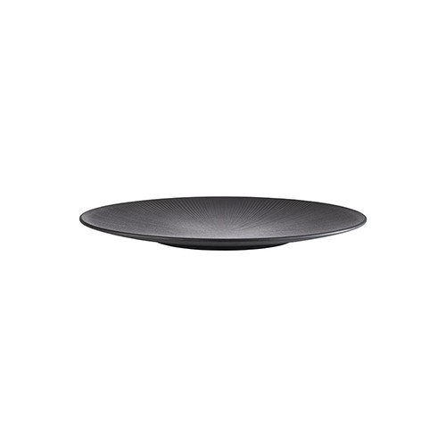 Bord diep Nero diam. 42cm. melamine kleur zwart