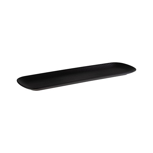 Nero Tray, Dimensions: 53 x 16.2 cm, Melamine, Black