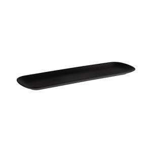 Nero Tray, Dimensions: 53 x 16.2 cm, Melamine, Black