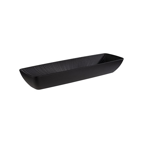 Kom diep Nero afm. 53x16,2cm. melamine kleur zwart