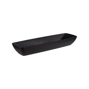 Kom diep Nero afm. 53x16,2cm. melamine kleur zwart