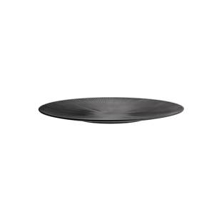 Plateau rond Nero, diamètre 50 cm, mélamine, noir