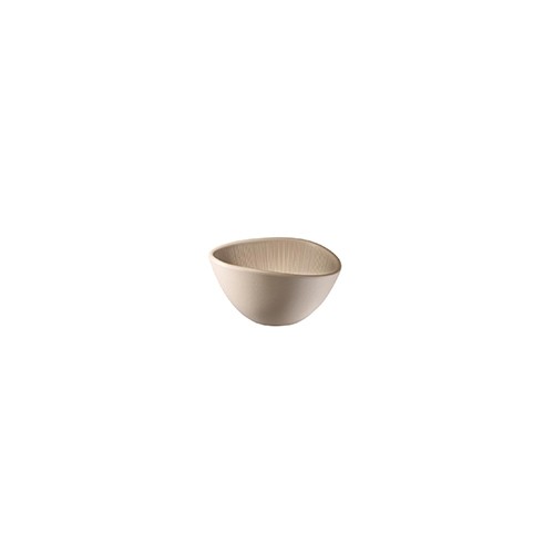 Schaal diep Nero afm. 14,5x12,5cm. melamine kleur Beige
