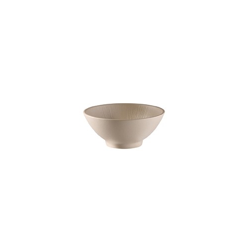 Schaal diep Nero diam. 19cm. melamine kleur Beige