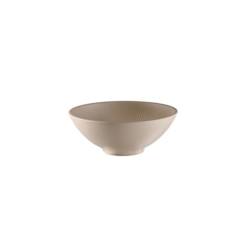 Schaal diep Nero diam. 24cm. melamine kleur Beige