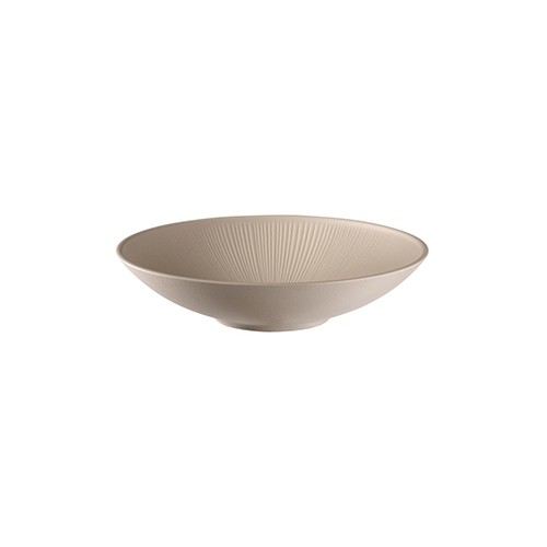 Schaal diep Nero diam. 30cm. melamine kleur Beige