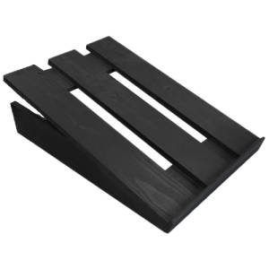 Schuinpresentatie (los) gn 1/1 afm. 55x36,5x17,5cm. "food safe" - zwart