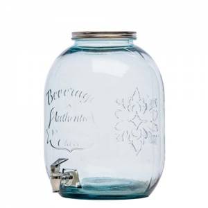 GETRÄNKESPENDER INKL. HAHN DURCHM. 25X(H)35CM. INH. 12,5LTR. GLAS