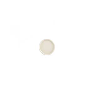 Bord plat diam. 12,5cm. vanilla Curvo F2D