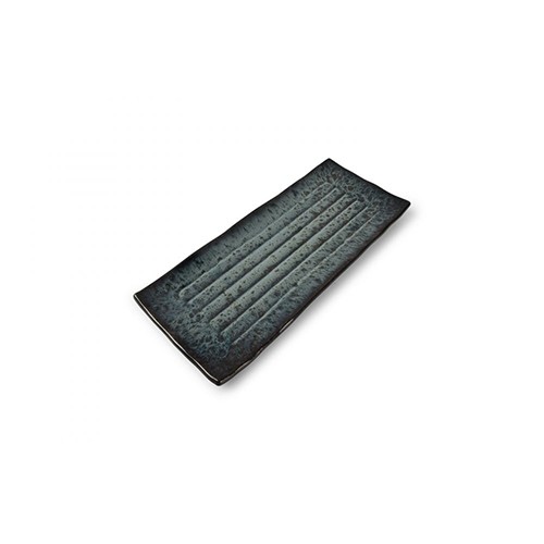 PLAT DE SERVICE, DIM. 36 x 15 cm, NOIR, ALGUES UMI F2D