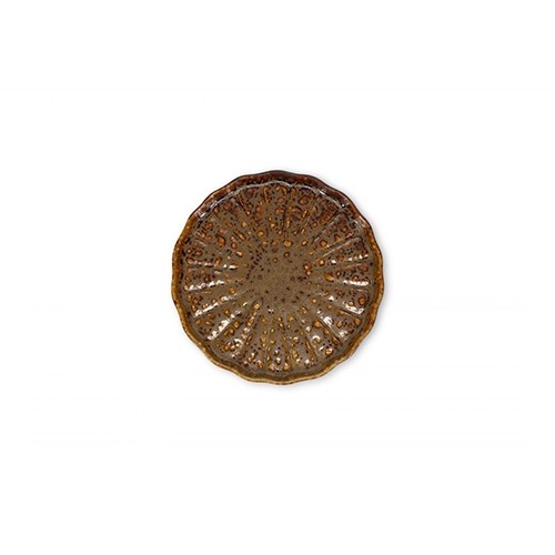 Bord plat diam. 25cm. Umi autumn F2D