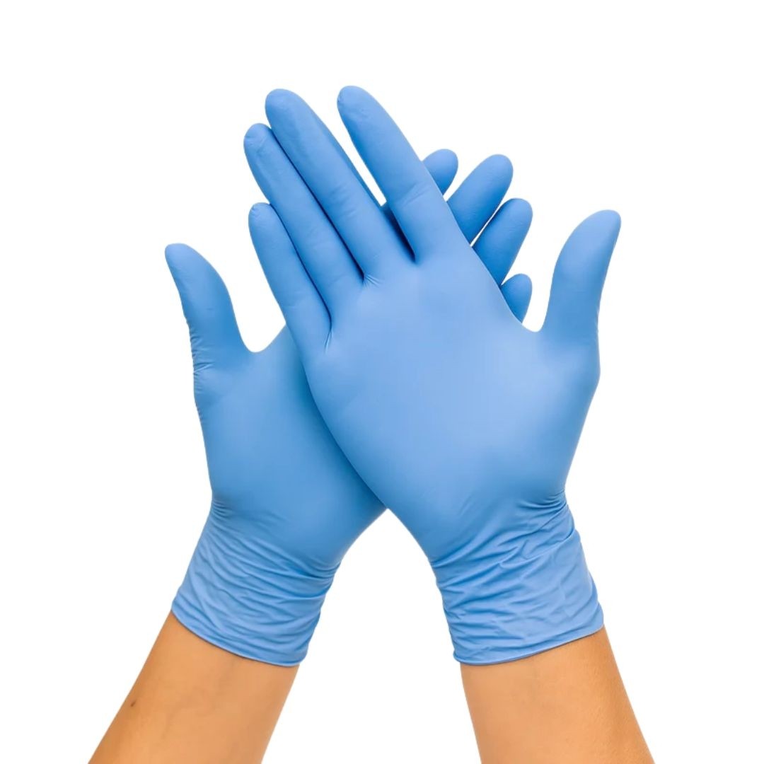 NITRIL HANDSCHOEN BLAUW S 1DS 10X100ST