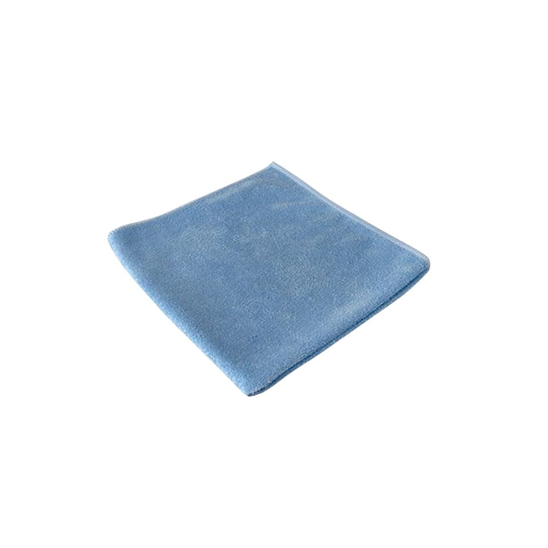 Premium Microfiber Cloth, Size 40x40cm, Blue, Set of 10