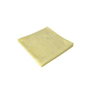 Chiffon en microfibre de qualité supérieure, format 40 x 40 cm, jaune, lot de 10