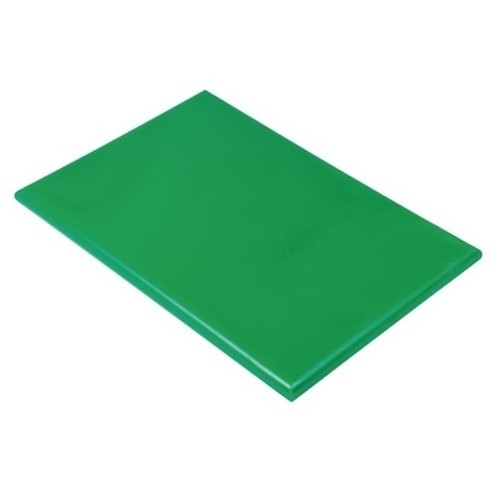 HACCP GREEN CUTTING BOARD, SIZE 40X25X1.5CM, PRO-COOKING