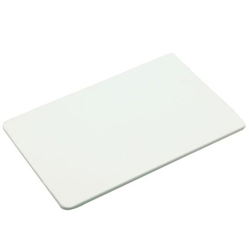 Schneidebrett ohne Griff, Größe 25 x 15 cm, Kunststoff, Farbe Weiß