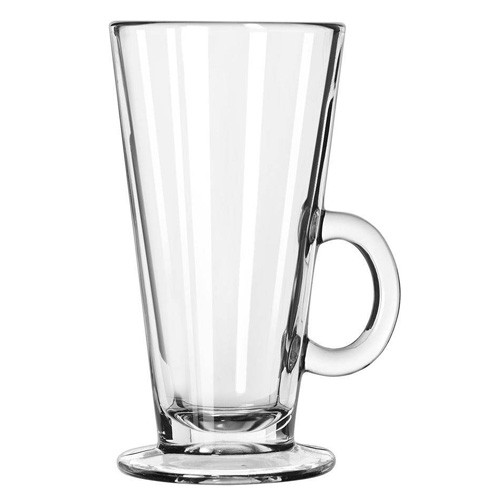 VERRE À CAFÉ IRLANDAIS / VERRE À THÉ CONTENU COLOMBIEN. 26CL. PASABAHCE