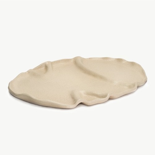 Snackschaal Veggilaine Sandy Beige diam. 40cm. Mento