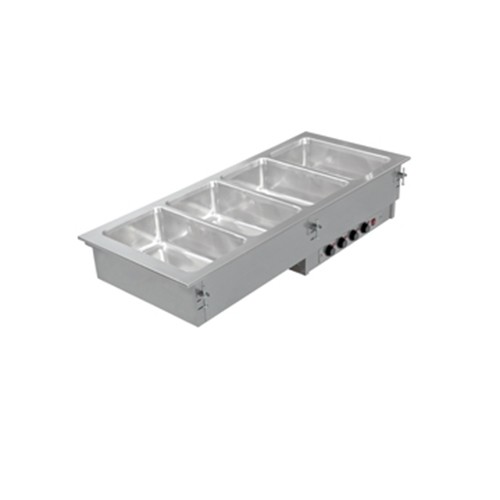 Einbau-Bain-Marie DBM-511 I, Abmessungen 176,5 x 61 x 30,4 cm. Asber