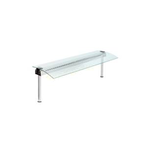 Glas opbouw FS-L-CG1-411 afm. 142,2x55,2x48cm. Asber