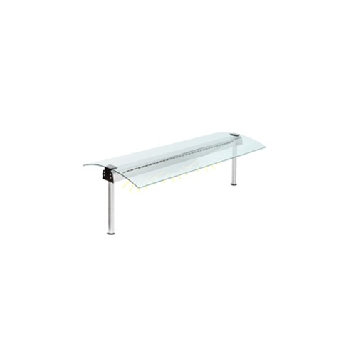 Construction en verre FS-L-CG2-311, dimensions 109,7 x 59 x 48 cm. Asber