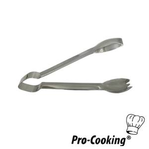 Kochzange 21 cm. Pro-Cooking Kochlöffel/Gabel aus Edelstahl 18/0