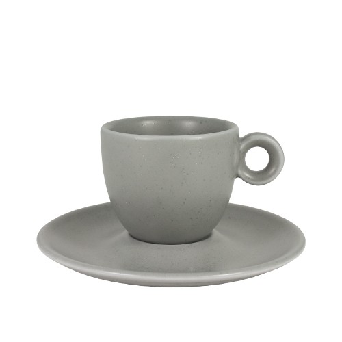 Espressotasse Sand Kapazität 9cl Farbe Grau Nova