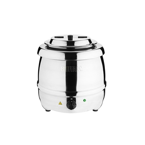 Soepketel 10l. rvs 230v/400w Buffalo