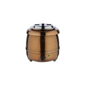 Soup kettle 10l. copper 230v/400w Buffalo