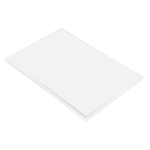 Snijplank haccp kleur wit afm. 50x30x2cm. kunststof zonder geul Pro-Cooking