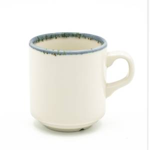 Automatic mug with handle, color Peaceful Cream Nova