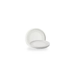 Bord plat diam. 21cm. White Viana Churchill